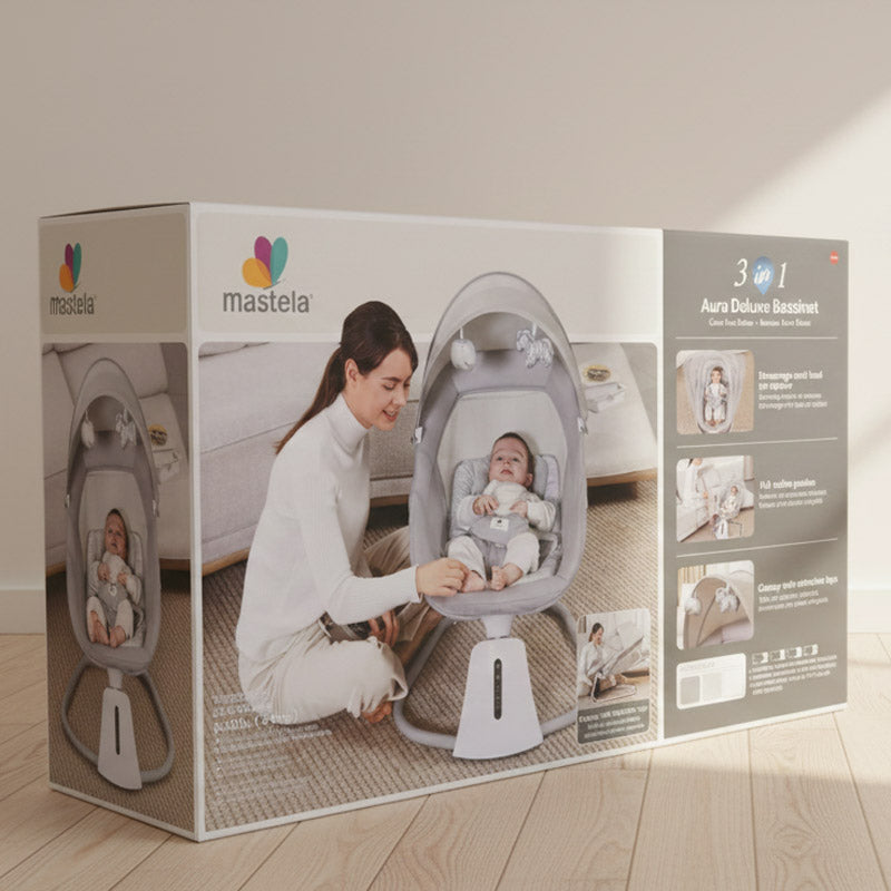 Mastela 3-in-1 Aura Deluxe Bassinet
