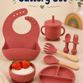 Baby Feeding Cutlery Set – Silicone Spoon & Fork for Toddlers | BPA-Free Kids Feeding Utensils